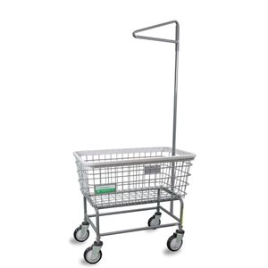 ANTIMICROBIAL LARGE CART W / SGL POLE --- SEE NOTES