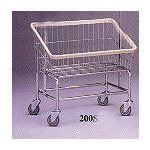 >> REPLD BY 200CSC >>> *CHROME* LARGE CAPACITY FRONT LOAD LAUNDRY CART