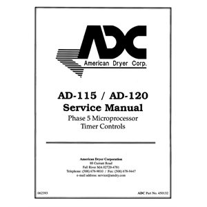 AD-115 / 120 SERVICE MANUAL PH-5*REPLACES 450106*