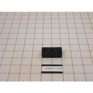 HINGE,TD30 / 50 / 75 DOOR-BLACK PLASTIC